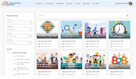 Giảm chi phí đào tạo nhờ E-Learning CLS